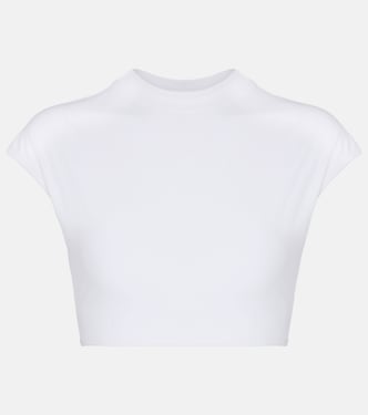 Top cropped in jersey stretch | The Attico