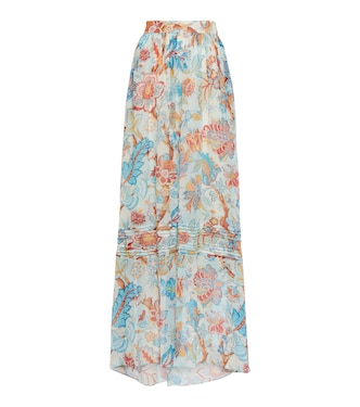 Floral silk maxi skirt | Etro