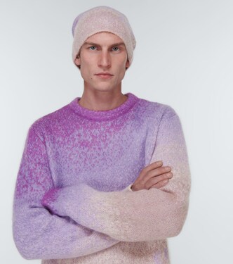 Gradient wool-blend beanie | ERL