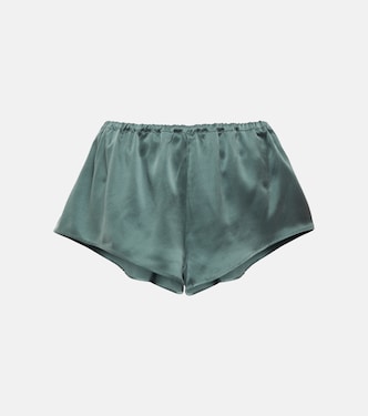 Shorts Venice in raso di seta | Asceno