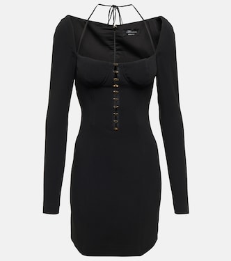 Embellished long-sleeved minidress | Blumarine
