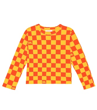 Top in misto cotone a quadri | ERL Kids