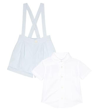 Bébé – Ensemble chemise et salopette en coton | Polo Ralph Lauren Kids