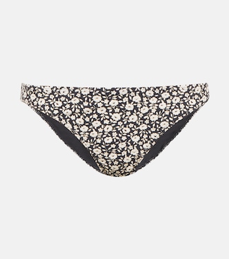 Floral low-rise bikini bottoms | Tory Burch