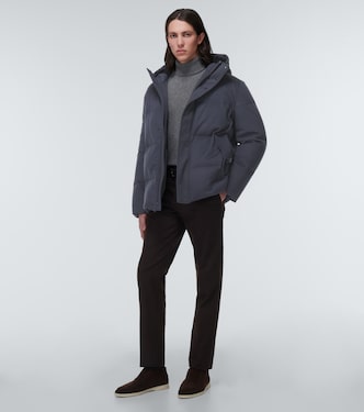 Snow Wander cashmere down jacket | Loro Piana