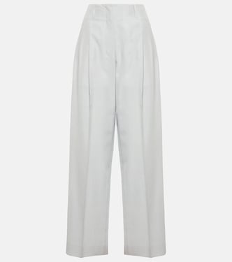 Pantalon Gaugin à taille haute en soie | The Row