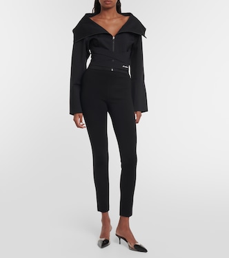 Cropped jersey jacket | Alaïa