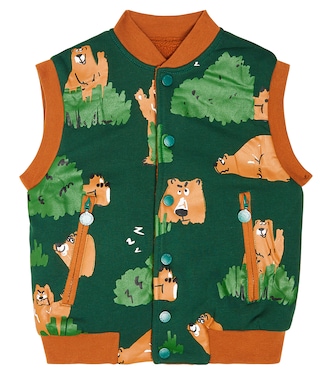 Chaleco de algodón estampado | Stella McCartney Kids