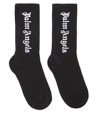 Calcetines de algodón con logo | Palm Angels Kids