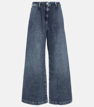 Jeans Stella a vita alta e gamba larga | AG Jeans