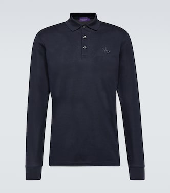Cotton piqué polo shirt | Ralph Lauren Purple Label