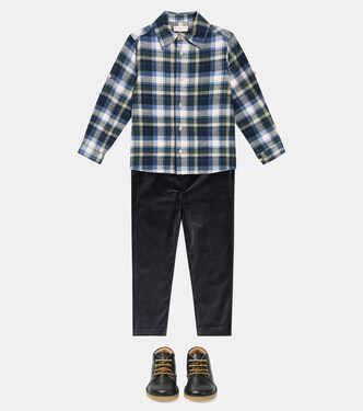 Pantalon chino Elio en velours de coton | La Coqueta