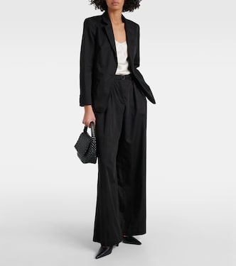 Tunis high-rise cotton wide-leg pants | Joseph