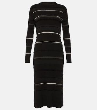 条纹针织中长连衣裙 | Proenza Schouler
