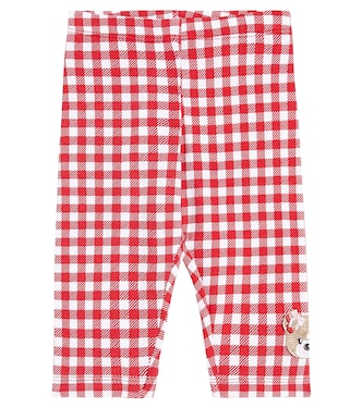 Bébé – Legging en coton mélangé à carreaux | Monnalisa
