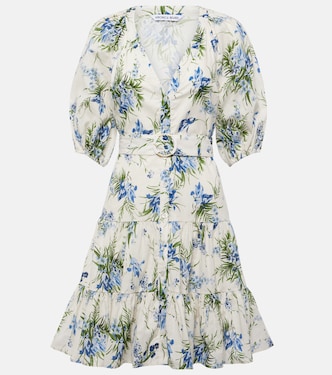Vestido corto Dewey de algodón | Veronica Beard