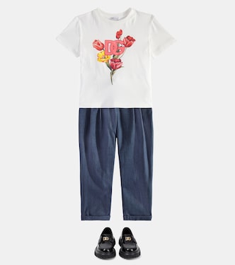 DG cotton jersey T-shirt | Dolce&Gabbana Kids