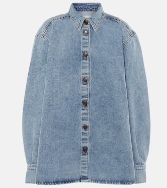 Oversize-Hemdjacke aus Denim | Magda Butrym