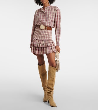 Camicia in voile di cotone a quadri | Marant Etoile