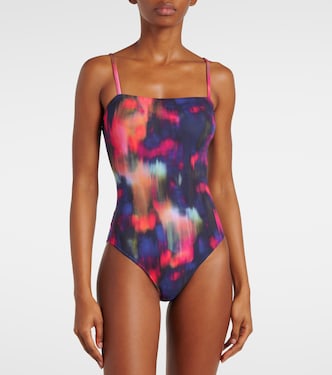 Comete printed sequined swimsuit | Eres