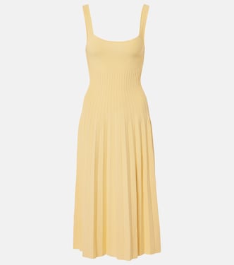 Ellison pleated midi dress | Staud