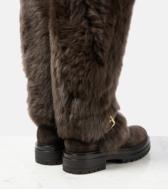 Botas de nieve Maverick de ante y borrego | Gianvito Rossi