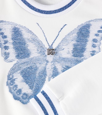 Felpa DG in jersey di cotone | Dolce&Gabbana Kids