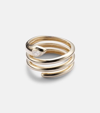 Bague en or 14 ct et diamant | Stone and Strand