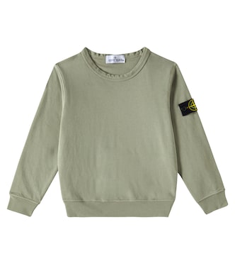 Compass cotton sweatshirt | Stone Island Junior