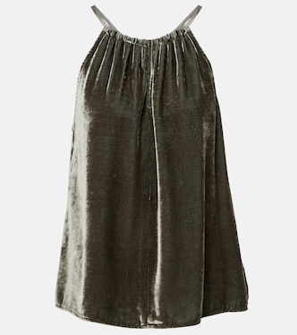 Top Aleah aus Samt | Velvet