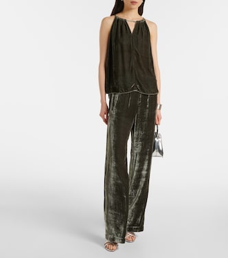 Top Aleah in velluto | Velvet