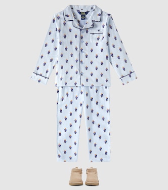 Polo Bear cotton pajamas | Polo Ralph Lauren Kids