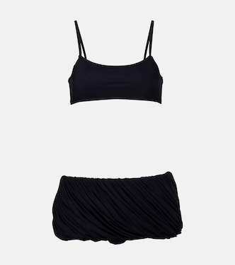 Pleated low-rise bikini | Alaïa
