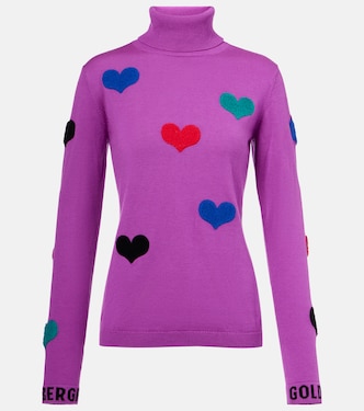 Bacio appliqués turtleneck sweater | Goldbergh
