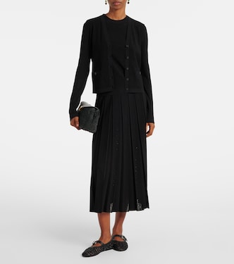 Cardigan T Monogram en jacquard | Tory Burch