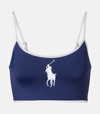 Crop Cami logo bikini top | Polo Ralph Lauren