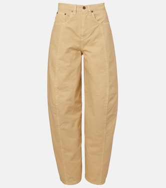 High-rise barrel-leg jeans | Victoria Beckham