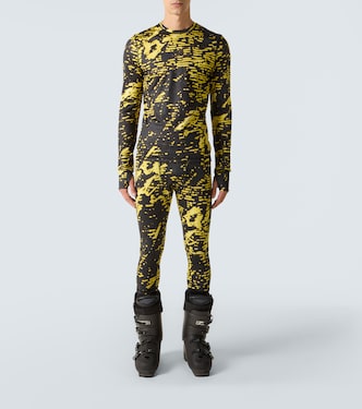 Top da sci Next To Skin con stampa | Aztech Mountain