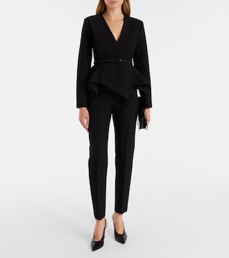 Crêpe slim pants | Roland Mouret