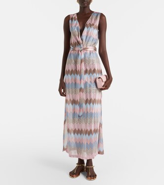 Bria belted knitted maxi dress | Melissa Odabash
