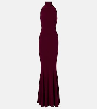 Turtleneck jersey gown | Norma Kamali