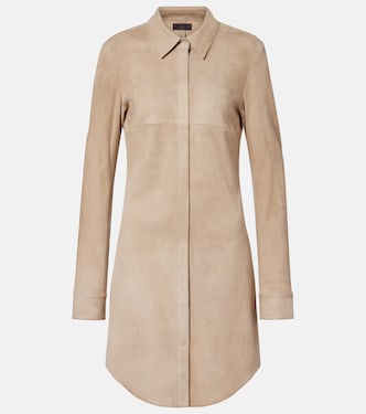 Geraldine suede shirt dress | Stouls