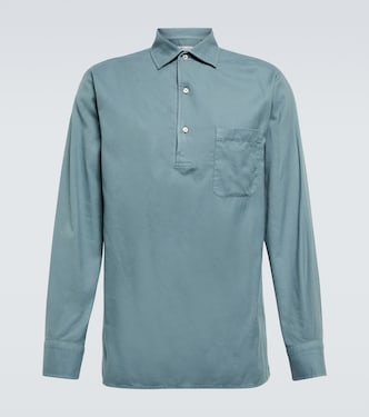 André denim polo shirt | Loro Piana
