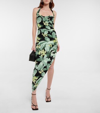 Vestido midi Cayla estampado | Norma Kamali