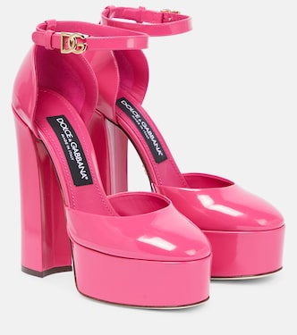 Platform leather sandals | Dolce&Gabbana