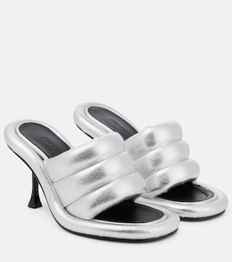 Pantoletten Bumper-Tube aus Leder | JW Anderson