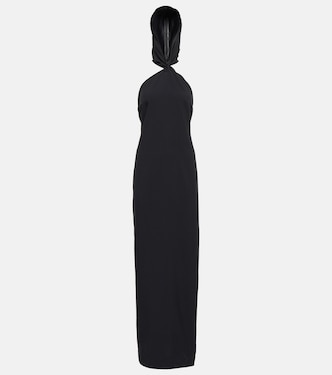 Diablo halterneck crêpe maxi dress | Taller Marmo