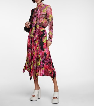 Mules à plateau en cuir | Versace