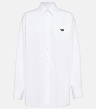 Camicia in popeline di cotone | Prada