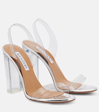 So Nude 105 PVC slingback sandals | Aquazzura